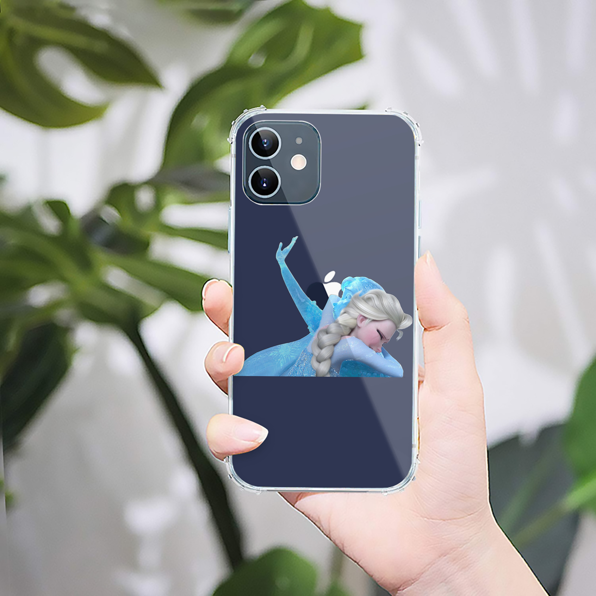 （画像用） アナと雪の女王 アンナ エルサ Frozen Anna Elsa 【iPhone 12シリーズ対応】透明スマホケース（クリアソフトケース）